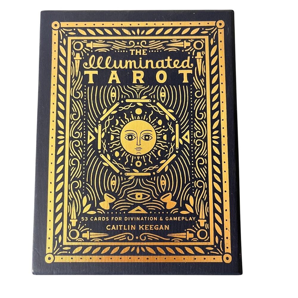 Illuminated Tarot 53 Cards for Divination Gameplay  With Guidebook